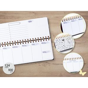 Produktbild für Tischkalender Sigel JP101, Jolie Apricot Inspiration, quer