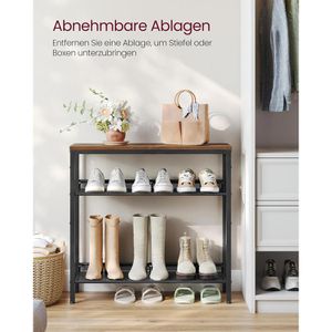 Produktbild für Schuhregal Vasagle LBS040B01, aus Metall