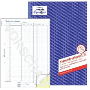 Kassenbuch Zweckform 1757, Kassenabrechnung, A4