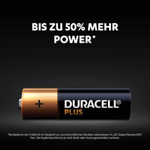 Produktbild für Batterien Duracell Plus, Alkaline