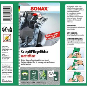 Produktbild für Reinigungstücher Sonax 04158000, matteffect, feucht