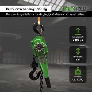 Produktbild für Kettenzug Trutzholm 41799, Hebelzug