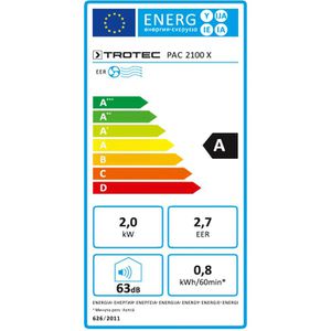 Produktbild für Klimagerät Trotec PAC 2100 X, 7000 BTU/h