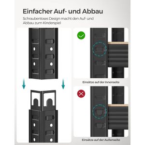 Produktbild für Schwerlastregal Songmics 5 Holzböden