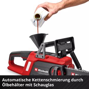 Produktbild für Kettensäge Einhell GE-LC 18/25 Li BL-Solo, Akku