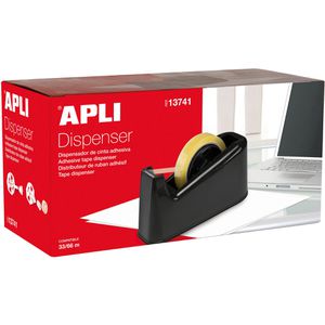 Produktbild für Klebebandabroller APLI 13741, schwarz