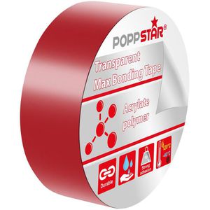 Produktbild für Doppelseitiges-Klebeband Poppstar 1010386