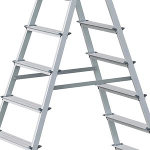 Produktbild für Stehleiter Zarges Scana B, 44207, beidseitig begehbar