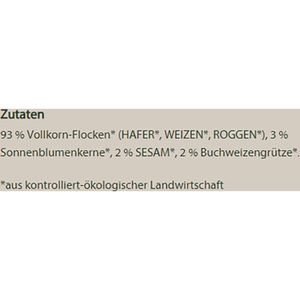 Produktbild für Müsli BioZentrale Basis Müsli Vollkorn, BIO