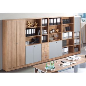 Produktbild für Rollladenschrank Hammerbacher Solid, aus Holz