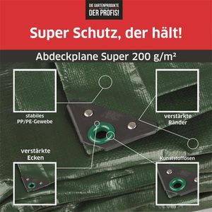 Produktbild für Abdeckplane NOOR Super, grün