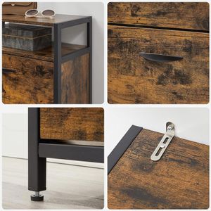 Produktbild für Schuhschrank Vasagle LBS800B01, vintage braun