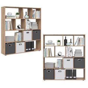 Produktbild für Bücherregal Vicco Pilar, sonoma eiche