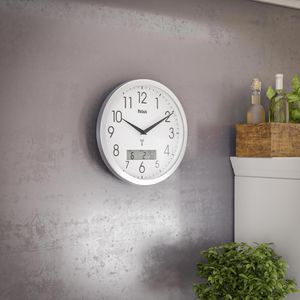 Produktbild für Wanduhr Mebus 19422, Kunststoff, analog, Funkuhr