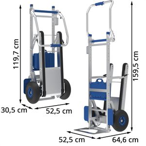 Produktbild für Sackkarre DM-System CT150PB, klappbar, elektrisch
