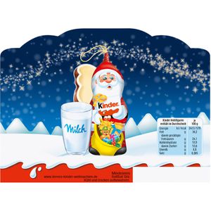 Produktbild für Weihnachtsmann Kinder kleine Weihnachtsmänner, Höhe 9 cm