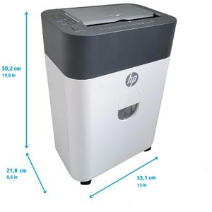 Produktbild für Aktenvernichter HP 2818 OneShred Auto 100CC, mit Rollen