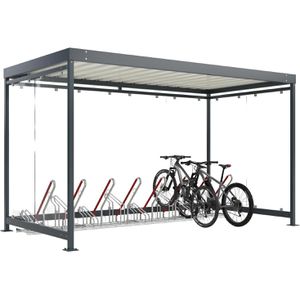 Fahrradunterstand WSM Economy Köln Bike K4 2502 XBF, anthrazit