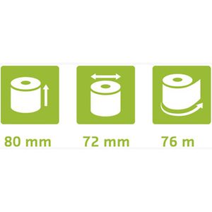 Produktbild für Thermorollen Exacompta 43818E, für Kassen