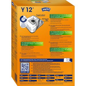 Produktbild für Staubsaugerbeutel Swirl Y12 AirSpace MicroPor Plus
