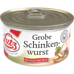 Wurstkonserve Lutz Grobe Schinkenwurst