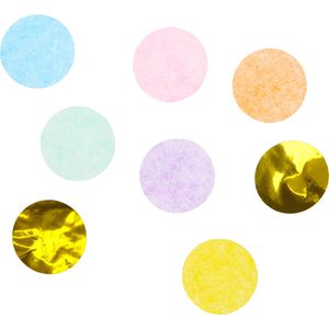 Produktbild für Konfetti Oblique-Unique 402, rund, aus Papier &amp; Folie