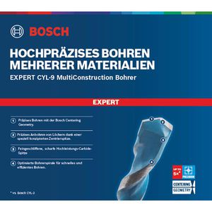 Produktbild für Bohrer Bosch Expert MultiConstruction CYL-9