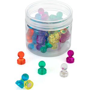 Produktbild für Magnete Poppstar farbig sortiert, Neodym Magnet