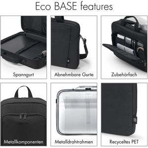 Produktbild für Laptop-Rucksack Dicota Eco Backpack Base, schwarz