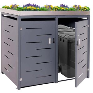 Mülltonnenbox Mendler HWC-J82, Metall