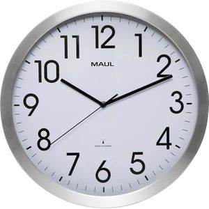 Produktbild für Wanduhr Maul Maulmove, Aluminium, analog, Funkuhr
