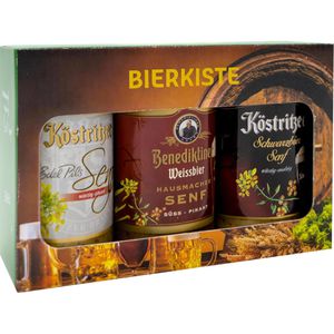 Produktbild für Senf Altenburger Geschenkbox, Bierkiste