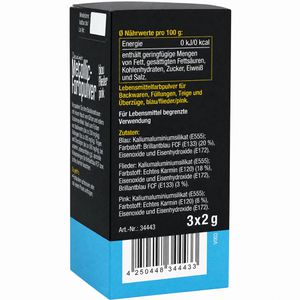 Produktbild für Lebensmittelfarbe Decocino Metallic-Pulver, wasserlöslich