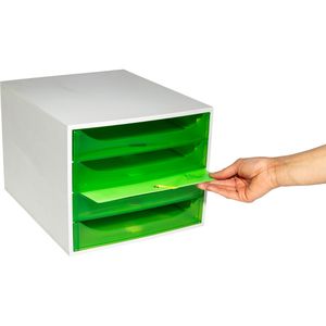 Produktbild für Schubladenbox Exacompta 228697D, Ecobox, A4