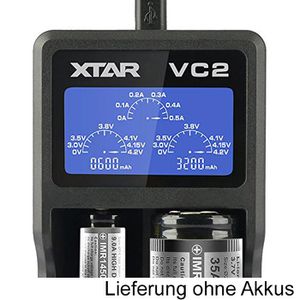 Produktbild für Akku-Ladegerät Xtar VC2 USB