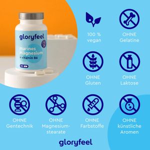Produktbild für Magnesium gloryfeel Marine, 180 Kapseln