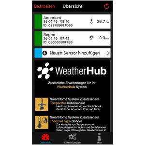 Produktbild für Wetterstation TFA 31.4004.02 WEATHERHUB Starterset, Wlan
