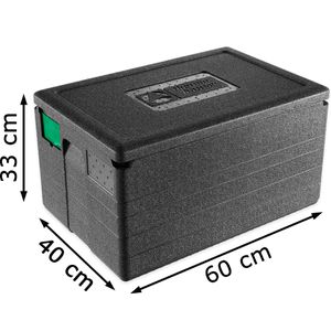 Produktbild für Thermobox thermohauser Gastrostar schwarz 50 Liter