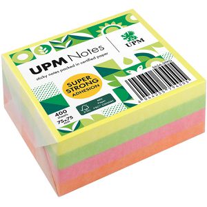 Produktbild für Haftnotizen UPM Notes Würfel, 5654-39PG, neon