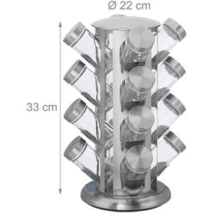 Produktbild für Gewürzkarussell Relaxdays 10032732, drehbar