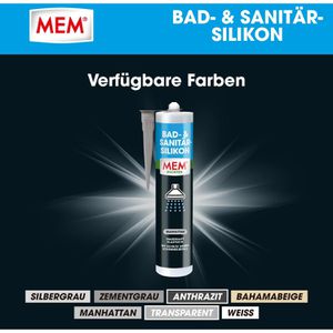 Produktbild für Silikon MEM Bad- &amp; Sanitär, manhattan