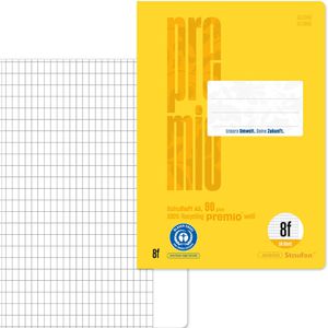 Produktbild für Schulheft Staufen Premio, 040780008, ab 1. Klasse, A5