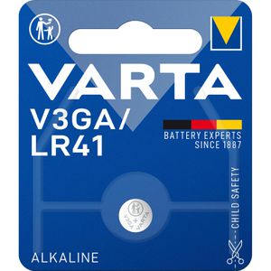 Knopfzelle Varta V3GA / LR41 / LR736 / AG3