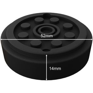 Produktbild für Gummiauflage Monzana 102881, für Wagenheber