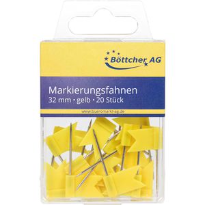 Produktbild für Markierungsfahnen Böttcher-AG gelb