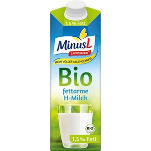 Produktbild für Milch MinusL fettarme H-Milch, Fettgehalt 1,5%
