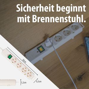 Produktbild für Steckdosenleiste Brennenstuhl Comfort-Line Plus 2m