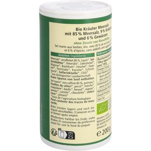 Produktbild für Salz Alnatura Kräuter Meersalz, im Streuer, unraffiniert, BIO