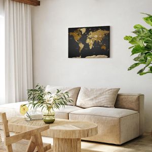 Produktbild für Wandbild Artgeist Weltkarte Modern