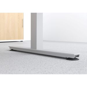 Produktbild für Schreibtisch Hammerbacher XMST 29412, graphit, mit Sideboard